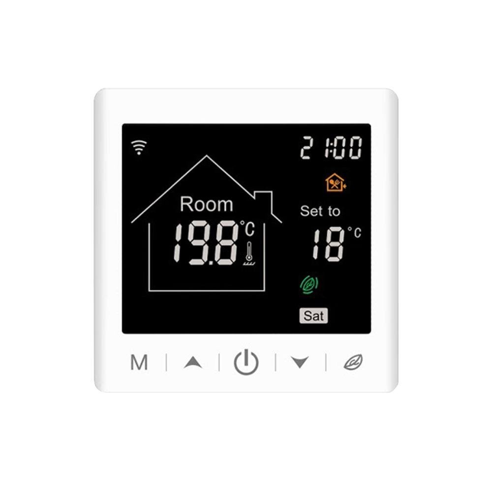 Termostat digital Wifi, programabil, control smartphone Android iOS, afisaj LCD - imagine 6